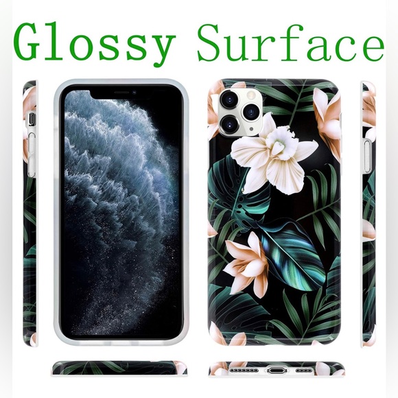 Floral Flexible iPhone 11 Pro Max Case - Picture 2 of 15